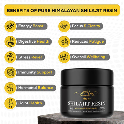 Pure Shilajit Resin from the Himalayan Mountains
