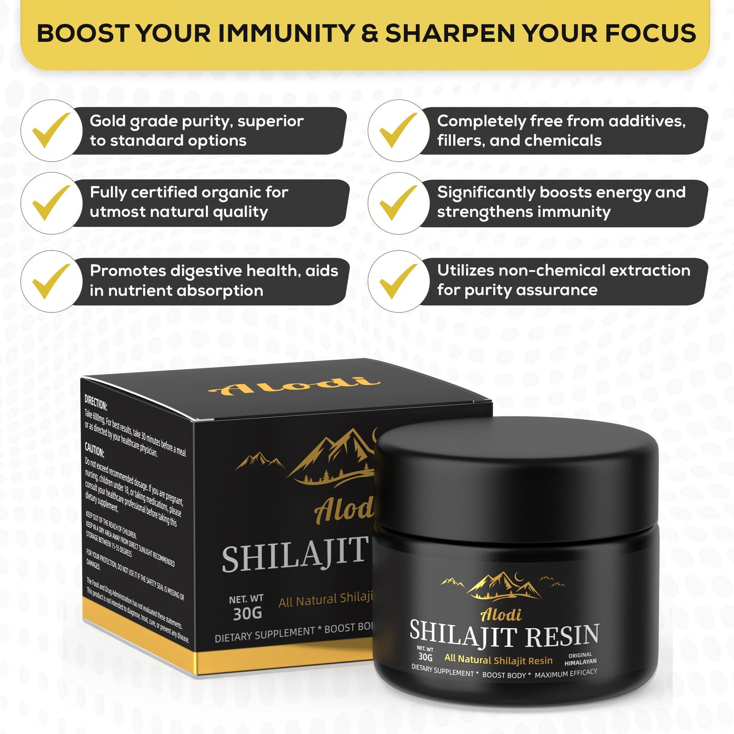 Pure Shilajit Resin from the Himalayan Mountains
