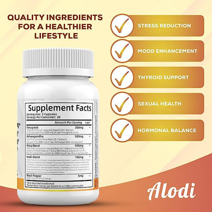 Ashwagandha Fenugreek Maca Root All in 1 Blend