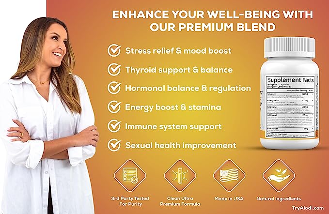 Ashwagandha Fenugreek Maca Root All in 1 Blend