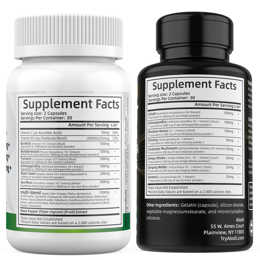 Sea Moss + Shilajit Ultra Wellness Bundle