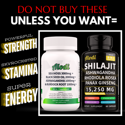 Sea Moss + Shilajit Ultra Wellness Bundle