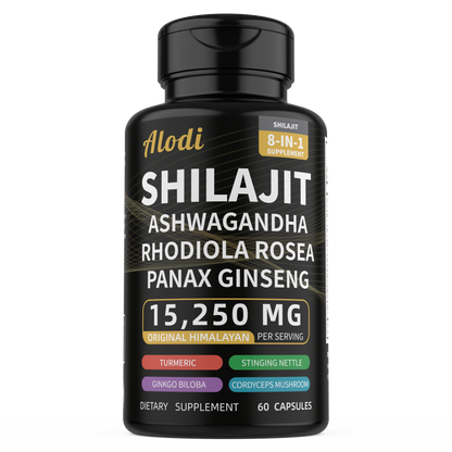 Shilajit Plus Advanced Wellness Capsules 8-in-1 Blend