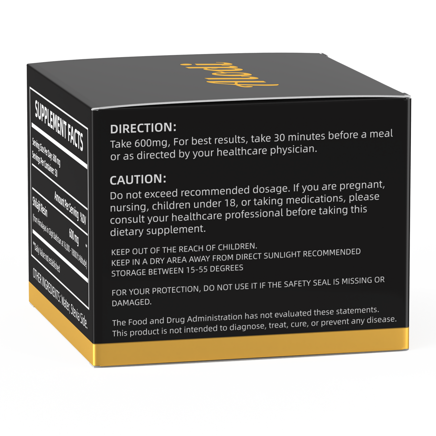 Pure Shilajit Resin from the Himalayan Mountains