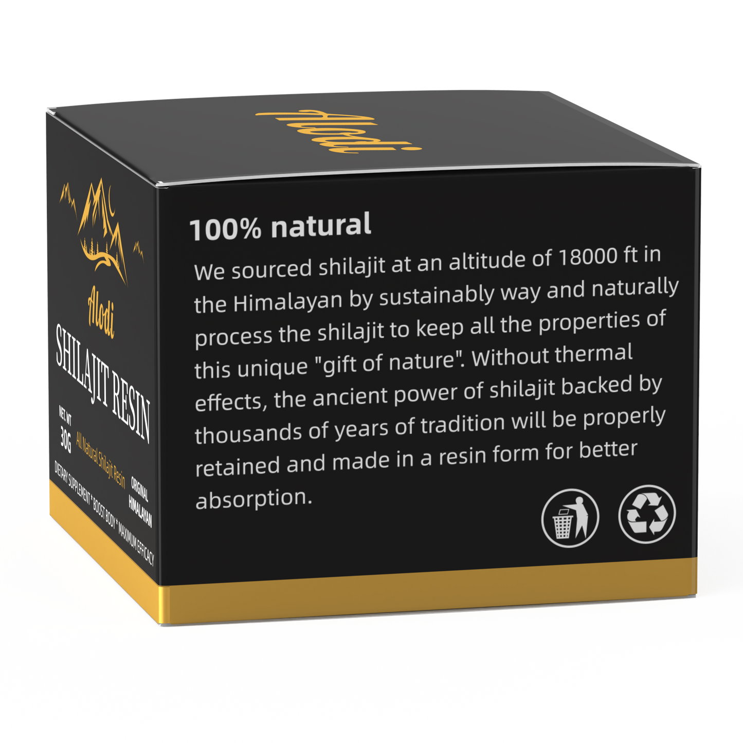 Pure Shilajit Resin from the Himalayan Mountains