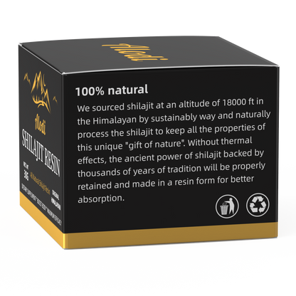 Pure Shilajit Resin from the Himalayan Mountains