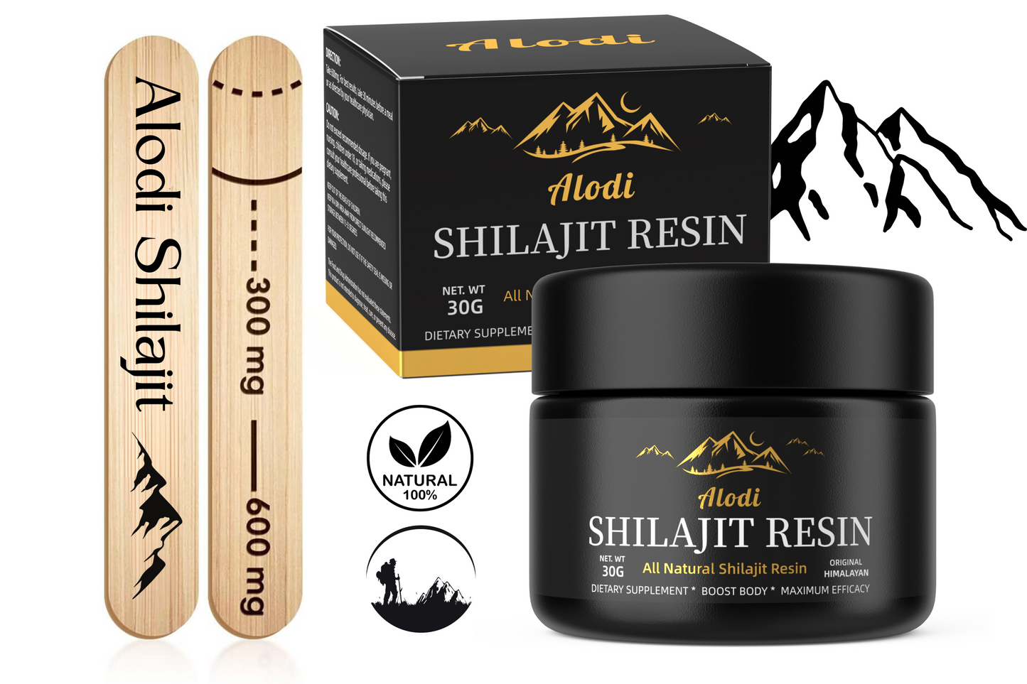 Pure Shilajit Resin from the Himalayan Mountains